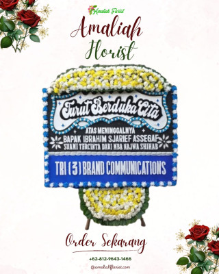 Papan Bunga Duka di Sudimara Barat