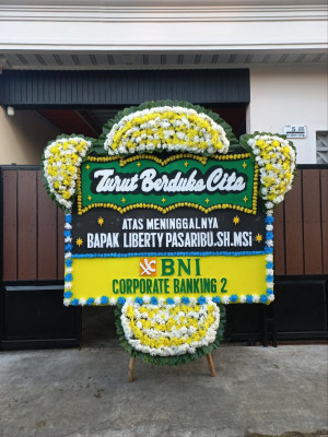 Papan Bunga Duka di Sudimara Barat