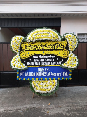 Papan Bunga Duka di Sudimara Barat